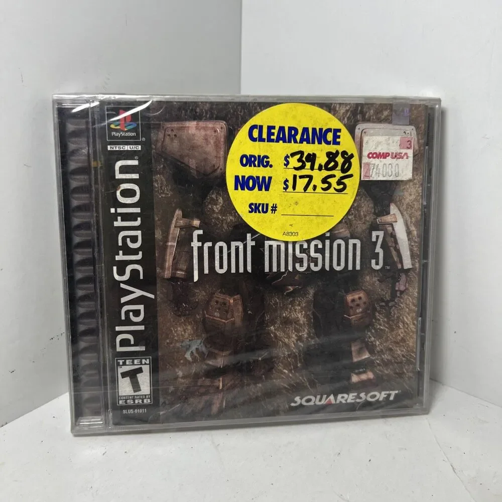 Front Mission 3 (Sony PlayStation 1, 2000) Sealed